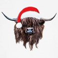 thumbnail image 3 of CafePress - Highland Cow Santa Hat Xmas Sweatshirt - Crew Neck Sweatshirt, 3 of 4