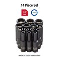 thumbnail image 2 of Sunex 1831 14 -Piece 1/4-Inch Drive Deep Metric Magnetic Impact Socket Set, 2 of 3
