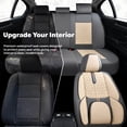 thumbnail image 3 of for Toyota Corolla im 2018 Car Seat Covers Leather Upholstery Wear Resistant Tailored Fit Daily Comfort Seat Function Compatible, 3 of 10