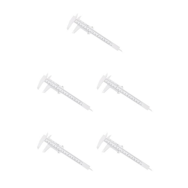 Riwesomey Calibre Vernier deslizante de 150mm, calibre de regla de plástico, herramienta de medición de apertura de doble escala, experimento de Type8 NO8 Riwesomey CBP049628