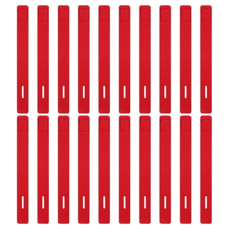 FRCOLOR 20pcs Fishing Rod Straps Ties Elastic Fishing Rod Tackle Belt Ties Casting Rod Straps For Fixed Casting Rods Spinning Rods Fly Rods Wrap Protectors