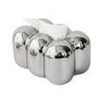 thumbnail image 3 of pitrice Toilet Paper Holder Box Practical Cute for NightStand Tabletop Living Room Argent, 3 of 8