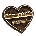 thumbnail image 2 of Personalized Wedding Save The Date Cards 20 Rustic Engraved Wood Magnets With Envelopes Wedding Announcements, 2 of 2