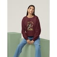 thumbnail image 2 of Antique Kingfisher Sweatshirt Women -Alexander Wilson Designs, Female Medium, 2 of 4
