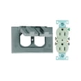 thumbnail image 1 of Kit de enchufe Sigma Electric Rectangular de metal 7x12x3 cm gris, 1 of 1