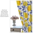 thumbnail image 5 of Lemon Curtains, Summer Fruit Lemon Leaves Home Decor, for Bedroom Living Room Blackout Curtains, 2 Panel Set,42X63 Inch, 5 of 6