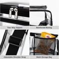 thumbnail image 6 of GYEUKHAM Insulated Reusable Lunch Bag Adult Large Lunch Box for Women and Men with Adjustable Shoulder Strap,Front Zipper Pocket and Dual Large Mesh Side Pockets,Clear, 6 of 8