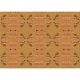 thumbnail image 1 of Ahgly Company Indoor Rectangle Patterned Dark Orange Area Rugs, 5' x 7', 1 of 6