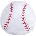 thumbnail image 1 of Almohada de béisbol, almohada grande de béisbol, almohada de felpa de béisbol suave, almohada redonda grande con forma de béisbol, cojín gigante, juguete deportivo, regalo para niños, niñas,, 1 of 6