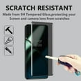 thumbnail image 2 of ZYQEEE Privacy Screen Protector for OnePlus 10 Pro - 6.7", Tempered Glass Protective Film, Scratch Resistant, Bubble Free, Case Friendly, 2 Pack, 2 of 7