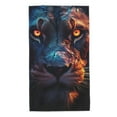 thumbnail image 1 of Fotbe Forest Cool Lion Toalla Premium con Patrón, Toalla de Microfibra de Secado Rápido, Ligera y Altamente Absorbente (27.5x16in), Ideal para Uso Diario, 1 of 6