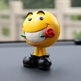 thumbnail image 6 of Creative Shaking Head Doll Expression Bag Car Ornaments Cute Cartoon Auto Personality Decor Products Car Interior Accessories, 6 of 7