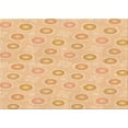 thumbnail image 1 of Ahgly Company Machine Washable Indoor Rectangle Transitional Orange Area Rugs, 2' x 4', 1 of 1