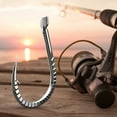 thumbnail image 4 of 30Pcs/Set 1-15 Fishing Hooks Sharp Rustproof Anti-corrosion Titanium Alloy Heavy Duty Barbed Carp Fishing Fishhooks Angling Supplies, 4 of 7