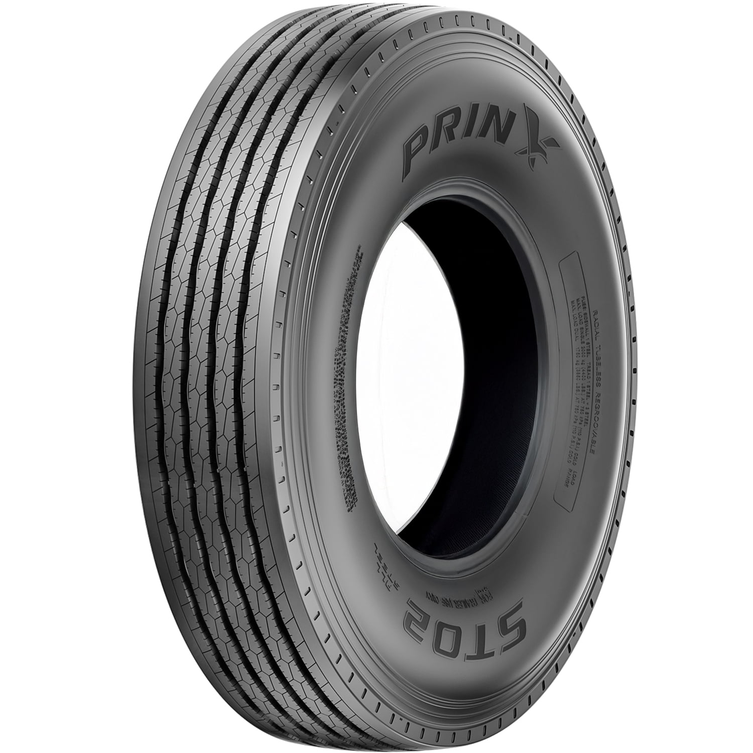 Suntek HD Trail 2 Semi-Steel Tires – Set Of 2, ST 175/80R13, Load Range C, 6-Ply For Trailers