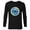 Black, variant on Disney Lilo & Stitch Holiday Circle Stitch Happy Hanukkah - Long Sleeve T-Shirt for Men - Customized-White