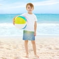 thumbnail image 6 of joogoo Gradient Green and Blue Boys Swim Trunks Beach Swimsuit Shorts Boxer 8Y, 6 of 8