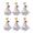 Seagull Mine Keychain-6PC-A3, variant on Seagull Mine Keychain, Button with Sound Rechargeable Keyboard Clicker Fidget Toys Stress Relief Noise Maker Animal Keycaps Funny Gifts (3PC)