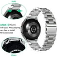 thumbnail image 3 of STRAPFREAK Band Compatible with Galaxy Watch 5/4 , Adjustable Stainless Watch Band Replacement Straps for Galaxy Watch 5 Pro/5/4 Classic 46mm/Classic 42mm, Galaxy 4 40mm/44mm Men Women, 3 of 6