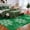 Green, variant on Washable Runner Rug Christmas Area Rugs for Hallway Xmas Snowflakes Holiday Kitchen Mat Non Slip Soft Non-Shedding Long Rugs Low Pile Thin Decorative Festive Carpet for Bedside Entryway