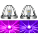 thumbnail image 1 of 2pz Foco Led Direccional Tipo Watermelon Luz Estrella Bicolor Rosa/Morado, 1 of 3