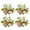 4pc Style 2, variant on KUNPENG Easter Candle Rings Wreaths for Front Door Decorations , 8inches Spring Mini Easter Wreaths Decorations for the Home, Easter Table Centerpiece