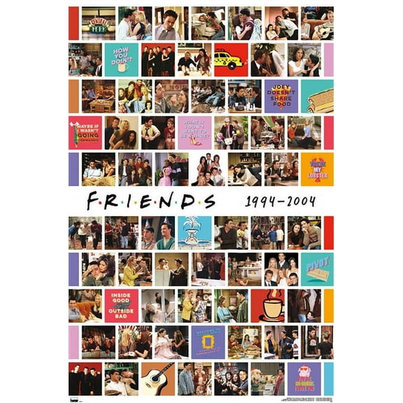 Friends - Collage Wall Poster, 22.375" x 34"