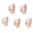 thumbnail image 4 of De Del Rhinestone De 5 Pedazos De Diamante De material perla Para La Joyería Gloria Botones mariposa rhinestone, 4 of 7