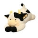 thumbnail image 5 of Almohada de peluche de vaca, lindo animal de peluche de vaca para estudiar en casa Negro, 5 of 9