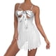 thumbnail image 1 of Gibobby Lenceria mujer sexy Día de San Valentín Lencería de malla con estampado de moda para mujer, Lencería de encaje Día de San Valentín, conjunto de dos piezas, ropa i(Blanco, G), 1 of 5