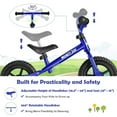 thumbnail image 4 of Spaco Kids No Pedal Balance Bike with Adjustable Handlebar and Seat-Blue, Kids Balance Bike, Toddler Bike for Years Boys and Girls, Early, 4 of 8