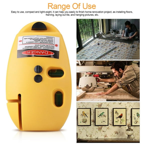 Level Vertical Horizontal Line Leveling Tool Level 2 Lines Infrared Level Home-Renovation Project DIY Home Enthusiast