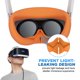 thumbnail image 5 of Light Blocking Eye Pad VR Auriculares interfaz facial máscara cubierta para PICO4 (naranja) Ehuebsd libre de BPA, 5 of 8