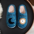 thumbnail image 4 of Zapatillas de invierno Zapatillas de interior Acogedoras mujeres hombres Lindo Meet Me At Midnight Zapatillas Wdftyju Tenis De Mujer Tenis De Hombre, 4 of 5