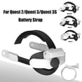 thumbnail image 5 of Battery Head Strap 6000mAh for Meta Quest 2/Quest 3/Quest 3S VR Headset, Ergonomic Adjustable Replacement Elite Strap with Fast Charging Battery Pack VR Accessories, 5 of 10