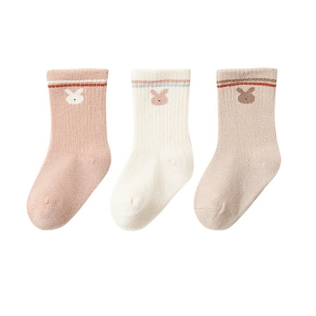 

MPWEGNP Baby And Children Socks Fashion Cute Cartoon Animal Rabbit Printing Comfortable Warm Loose Socks Socks Long Warm Feat Socks Women