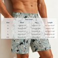 thumbnail image 3 of Ankola Mens Casual Shorts Outdoor Beach Shorts Elastic Waist Drawstring Athletic Shorts with Pockets for Running Vacation, 3 of 5