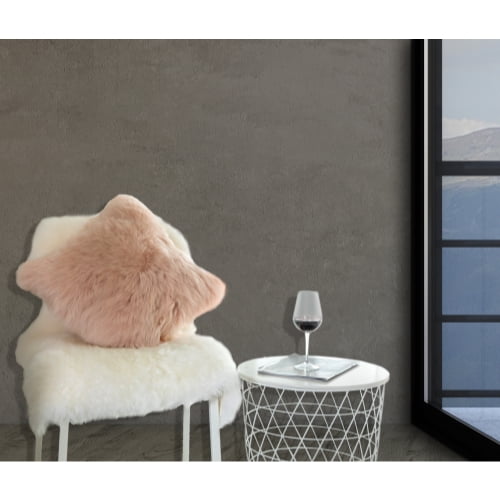 Genuine Australian Lamb Fur Sheepskin Square Pillow Cover 16 In White Walmart Com Walmart Com