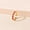 Red, variant on Womens Heart Ring: Alloy Dripping Love Heart Ring, Exquisite All-Match Fashion Ring, Red and Black Peach Heart Design