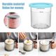 thumbnail image 4 of Paquete de 4 contenedores de repuesto para pintas y tapas Ninja Creami, 4 fundas de neopreno para helado, compatibles con 16 oz, 4 of 6