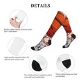 thumbnail image 5 of Lsque Basketball Shot Pattern Sport Compression Socks for Men & Women 15-20 mmHg Knee High Nurse Pregnant Running Medical and Travel Athletic, 5 of 6