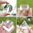 thumbnail image 4 of 4 Pack K9 Optical Crystal Photography Prism Set, Include Ball,Cube,Triangular Prism,Pyramid,Teaching Accessory, 4 of 4
