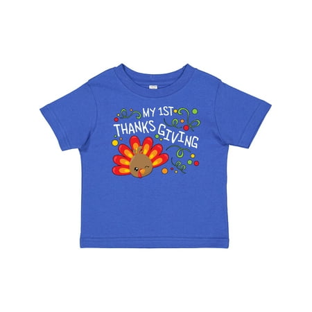 

Inktastic My First Thanksgiving- Cute Turkey Gift Baby Boy or Baby Girl T-Shirt