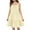 #A04-Yellow, variant on Abcomgle Girls Beach Dress Casual Spaghetti Strap Sleeveless Girls Cami Dresses Plaid A-Line Sundresses Holiday Tiered Dresses for 6-14 Years,Black