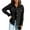 Black, variant on YOUSNH Fashion Women Corduroy Jacket Turn Down Collar Long Sleeve Pockets Button up Coat Womens Coats Black XL