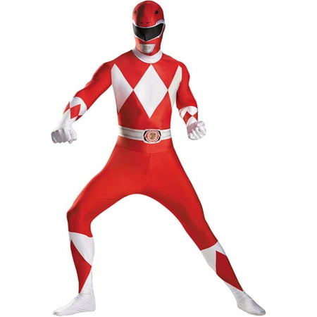 Red Ranger Bodysuit Adult Halloween Costume