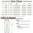 thumbnail image 3 of Ayolanni Cargo Women's Pants under 5 Gray Straight-Leg Elastic Band Drawstring Pants Womens Dress Pants M, 3 of 5