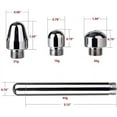 Nozzle Shower 3 Heads Aluminum Cleaner Cleansing Colonic Douche System