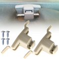 thumbnail image 2 of 2Pcs Sun Visor Clips Holder Bracket Mount For BMW 3 5 7 Series E46 E38 E39 E53 X5 Interior Beige Sun Visor Clip Holder, 2 of 5