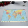 thumbnail image 2 of PKQWTM Vintage World Map And Markers Kitchen Dining Table Mats Placemats Size 12x18 Inches, Set of 2 Pieces, 2 of 2